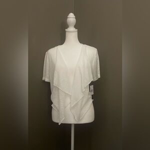 NWT light white chiffon cover-up. 🌼